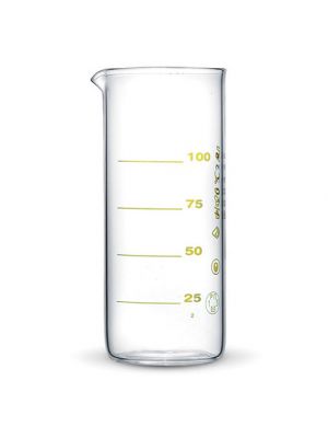 Мензурка (мірна склянка) 100 мл (шкала 25 мл) скляний ГОСТ 1770-74