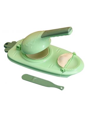 Верстат прес-форма машинка для розкочування тіста та автоматичного ліплення вареників та пельменів Зелений