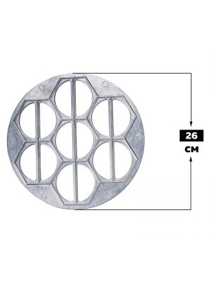 Металлическая варенница Ø26 см (форма для приготовления вареников) 