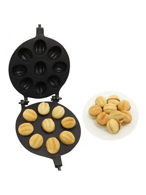 Форма для выпечки крупных орешков (орешница) с антипригарным (тефлоновым) покрытием — 9 орехов