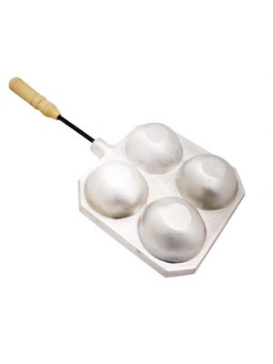 Форма для приготовления творожных и сырных шариков/пончиков (такоячница на 4 шарика)
