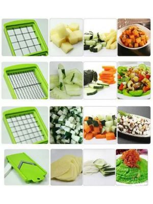 Багатофункціональна овочерізка Nicer Dicer Plus терка мультислайсер прес для нарізки подрібнювач овочів