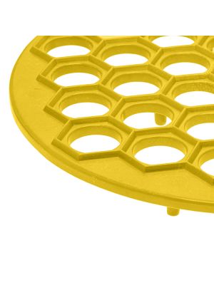 Пластиковая пельменница (форма для приготовления пельменей) Ø26 см Желтая