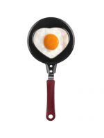 Форма міні-сковорода у вигляді серця для приготування оладків, млинців, омлета, яєшні 