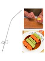 Нож для нарезки картофеля и овощей спиралью картофелерезка овощерезка спираль для карвинга 21 см