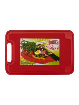 Доска разделочная пластиковая для нарезки мяса, рыбы, овощей и фруктов (283х186 мм)