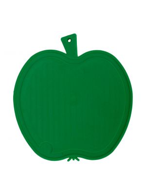 Доска разделочная пластиковая для нарезки мяса, рыбы, овощей и фруктов в форме яблока (220х210 мм)