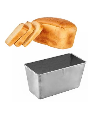 Форма хлібна посилена для випічки стандартного "соціального" хліба цеглинки Л7 алюміній Люкс