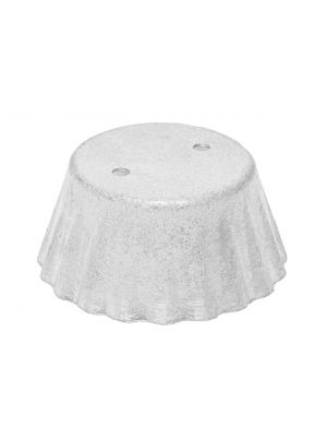 Форма алюминиевая для выпечки кексов "Ромашка" 8x5.5x3.7 см