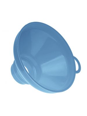Воронка пластикова з широкою горловиною лійка для банок з широким горлом для консервування Ø 15.5 см Блакитна