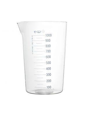 Мензурка (мерный стакан) 1000 мл (шкала 50 мл) стеклянный ГОСТ 1770-74