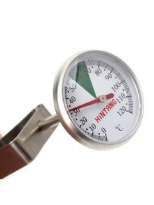 Портативний термометр градусник кухонний механічний з кріпленням для приготування їжі, молока, кави