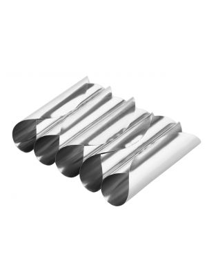 Набір формочок для металевих трубочок «Каннолі» Ø34х125 мм (5 трубочок)